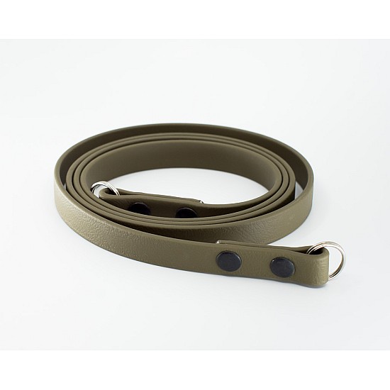 Olive Green Vegan Leather Camera Strap - Lug Mount