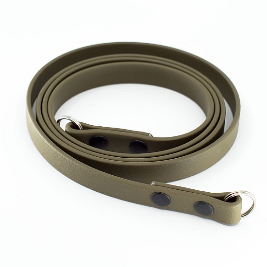 Olive Green Vegan Leather Camera Strap - Lug Mount