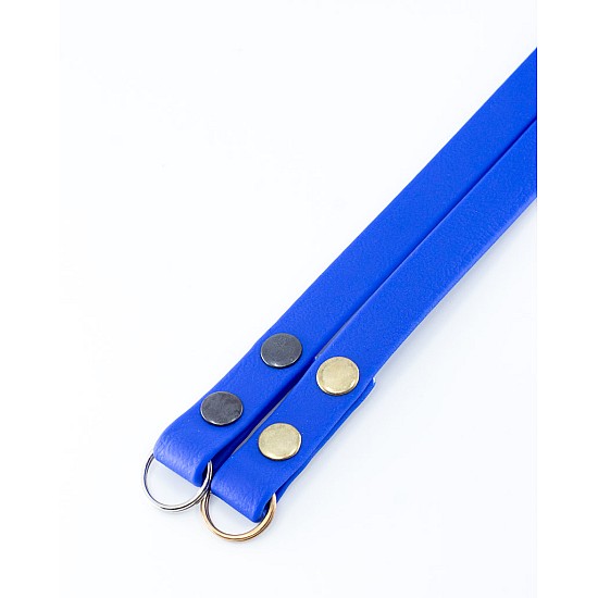 Royal Blue Vegan Leather Camera Strap - Lug Mount