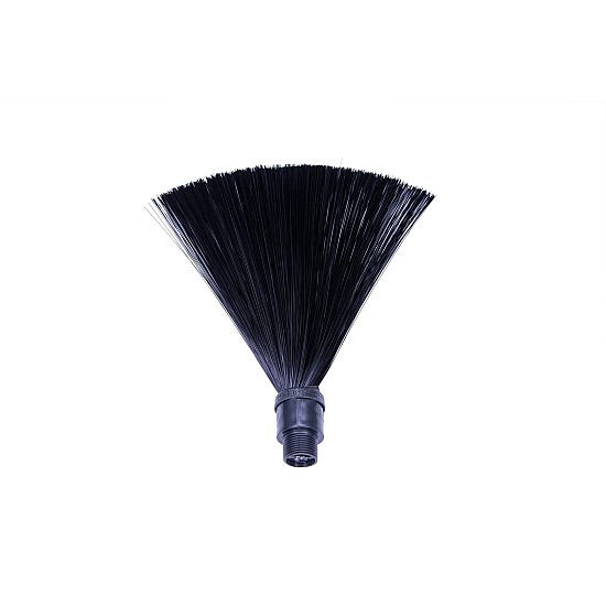 Fanned Out Black Fibre Optic Brush - Light Painting Brushes