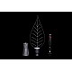 Plexiglass Etched Leaf - Light Painting Brushes