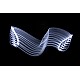 Plexiglass Etched Leaf - Light Painting Brushes