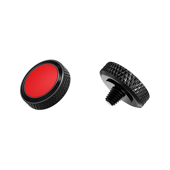 Black & Red Shutter Release Button by JJC