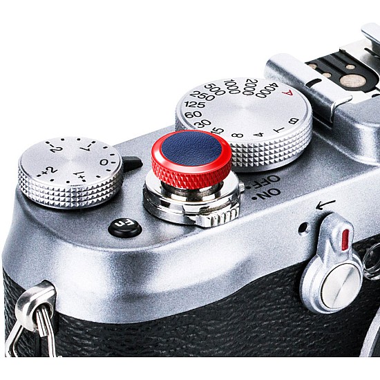 Red & Blue Shutter Release Button by JJC