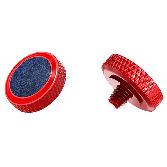 Red & Blue Shutter Release Button by JJC