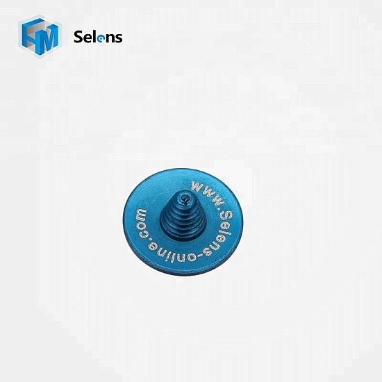 Blue Convex 9mm Shutter Release Button by Selens