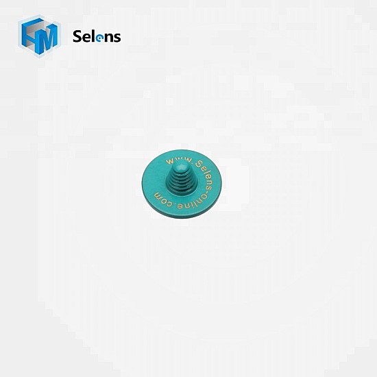 Cyan Concave 9mm Shutter Release Button by Selens