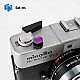Violet Concave 9mm Shutter Release Button by Selens