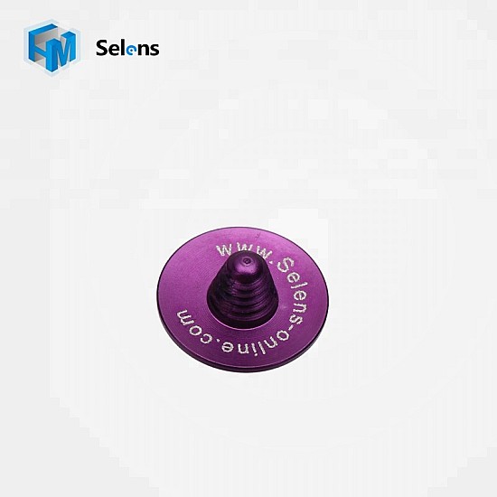 Violet Convex 9mm Shutter Release Button by Selens