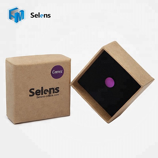 Violet Convex 9mm Shutter Release Button by Selens